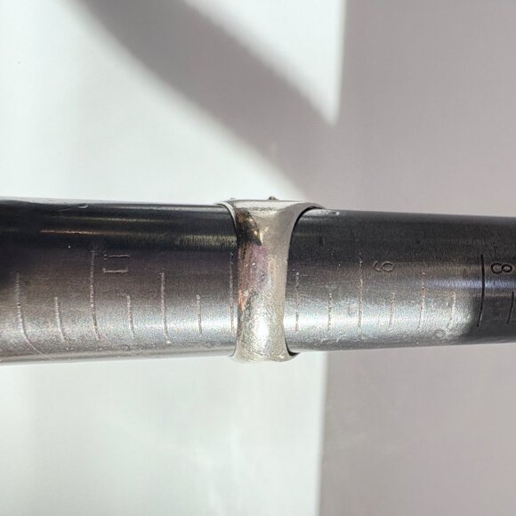 VTG Sterling SIlver 925 Large Oval Amber Rope Border Statement Ring Size 9.75 - Picture 10 of 10